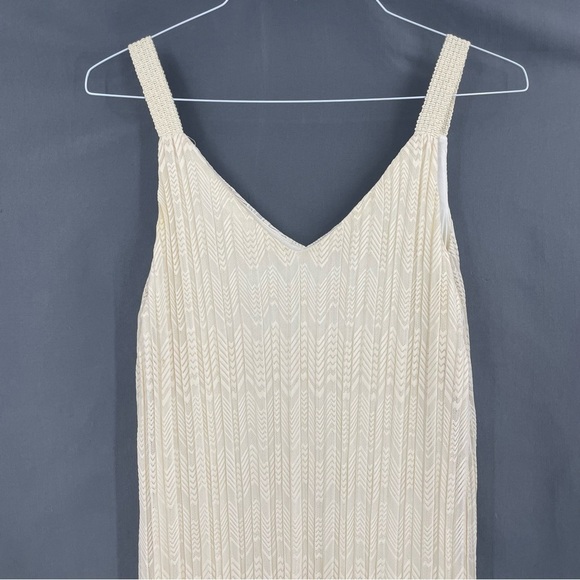ANTHROPOLOGIE Meadow Rue Prespa Pleated Tank Top VNeck Dress - Picture 6 of 10